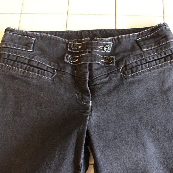 AJ ARMANI BLACK JEANS WOMENS SIZE 27 - Picture 5 of 7